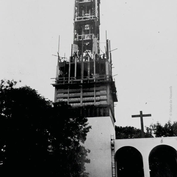 construction  tour campanile paris 1937 photo prise par R.P de Reviers de Mauny © Marie de Nazareth